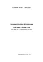 Program ochrony środowiska dla Miasta Lubaczów na lata 2008 - 2011.pdf