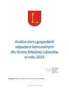 Analiza stanu gospodarki odpadami komunalnymi dla Gminy Miejskiej Lubaczów za rok 2023.pdf